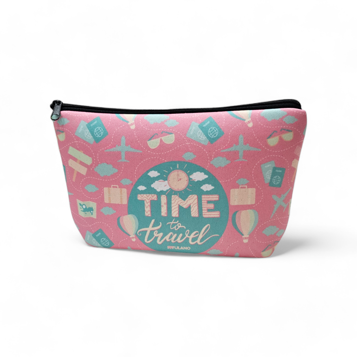 CARTUCHERA SIMPLE SIMIL NEOPREN / NECESER - TRAVEL